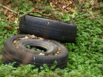 Miesbach Altreifen entsorgt