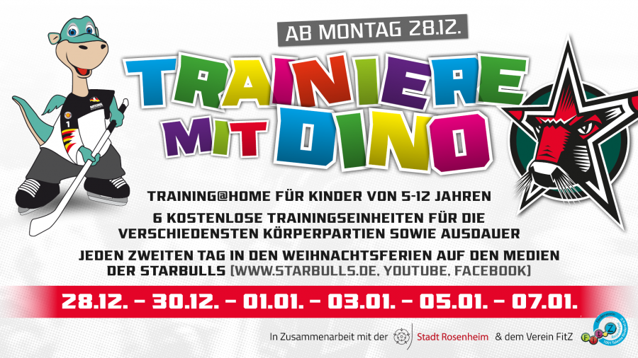 Rosenheim Trainieren mit Dino ? Starbulls Online F