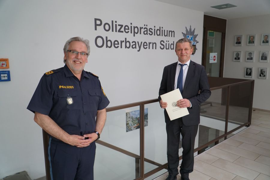 Rosenheim Personalveränderungen beim Polizeipräsid