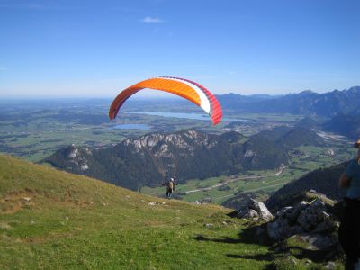 Bad Feilnbach Gleitschirmunfall am Farrenpoint