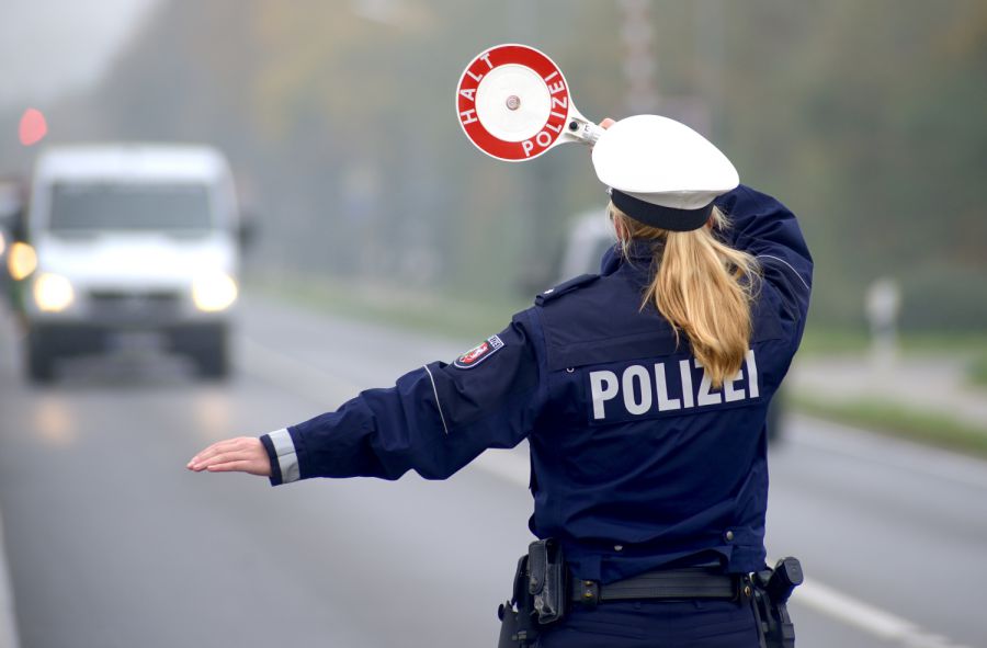 Holzkirchen Massive Überladung eines Kleintranspor