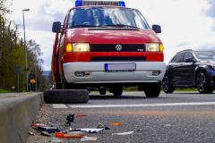 Rottach Egern Unfall mit einer leicht verletzen Pe