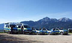 Neue Fahrzeuge für die Grenzpolizei Piding