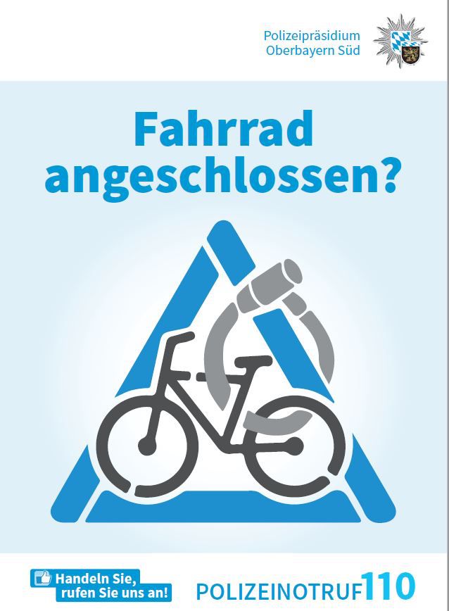 Vorsicht Fahrrad Diebe