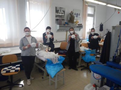 Bayerischer Vollzug fährt Masken Produktion hoch