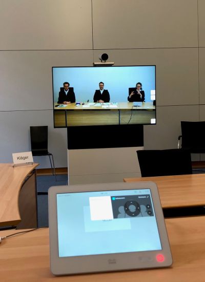 Zivilprozess der Zukunft ? Neue Videokonferenzanla