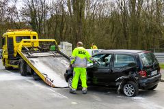 PALLING Feichten a d Alz Verkehrsunfall mit Sachsc
