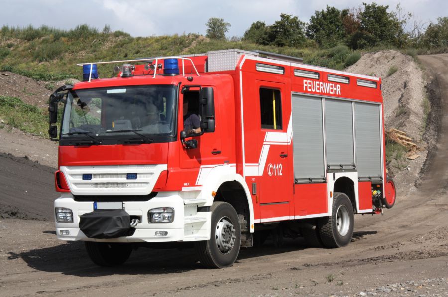 Brand in Golfclubheim in Happing