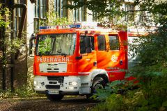 Rosenheim Mülleimer fängt in Asylbewerberunterkunf
