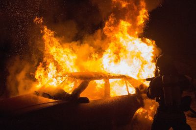 Bad Feilnbach Brand eines Elektrofahrzeugs