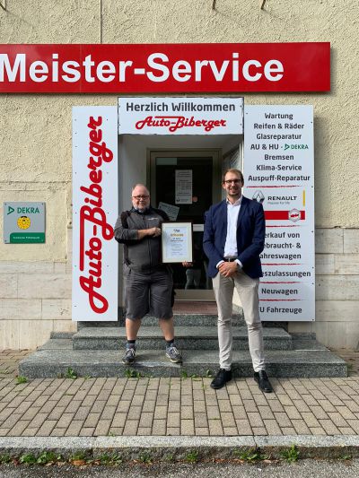 Auto Biberger in Holzkirchen ist jetzt 25 Jahre Pa